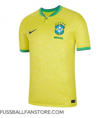 Brasilien Replik Heimtrikot WM 2022 Kurzarm